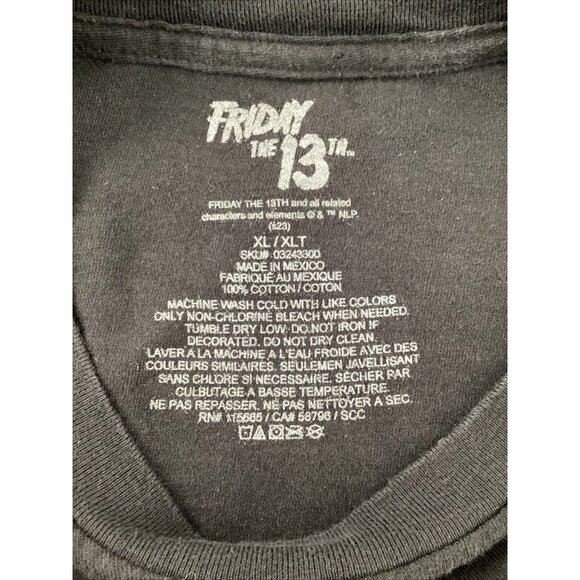 Friday The 13th T-Shirt Men's XL  Short Sleeve I Wish It Was Friday Black Spirit - Picture 6 of 8